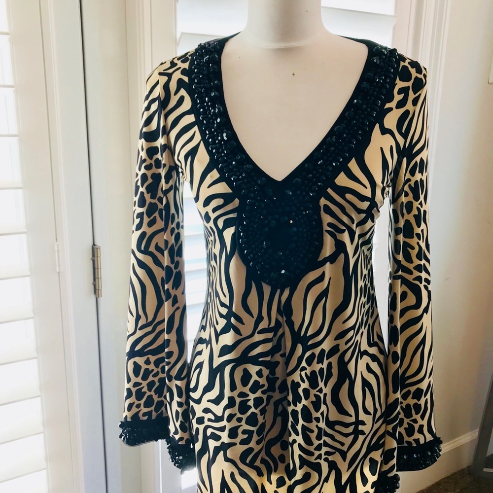 INC Beaded Animal Print Too